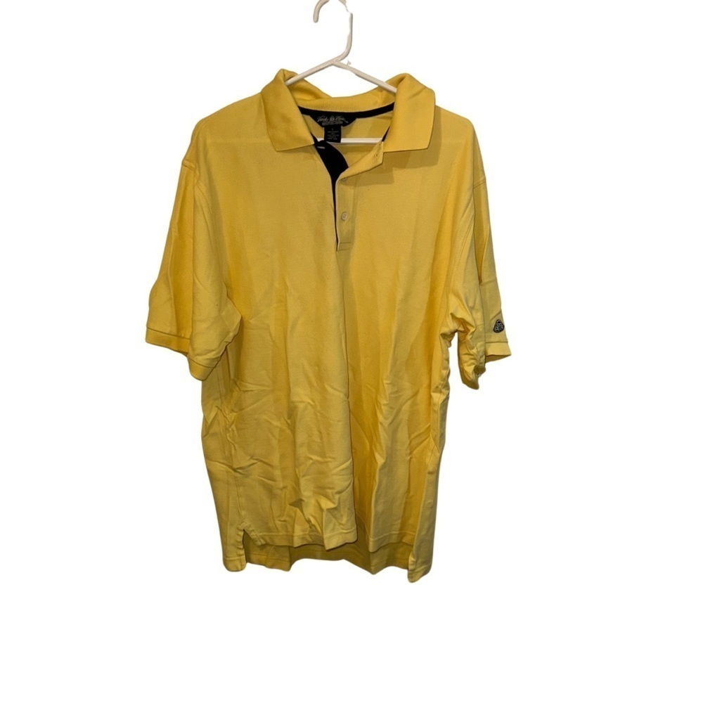 Brooks Brothers Yellow Polo Shirt Casual Lightweight